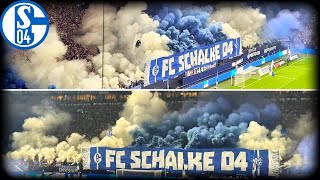 ULTRAS Schalke 04 Pyro | Nordkurve S04 gegen fcMagdeburg |  FC Schalke 04 -  FC Magdeburg 4:3