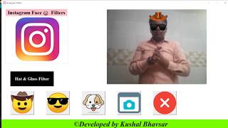 Instagram & Snapchat Filters using Opencv Python