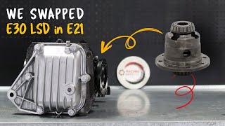 How to swap E30/E36 LSD unit into E21 differential