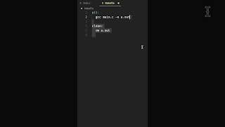 Learn Makefile in 30 Seconds #shorts
