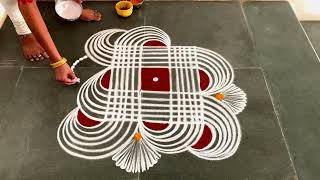 Easy 4*4 padikolam designs| Simple muggulu designs| easy rangoli designs| Beginners kolam