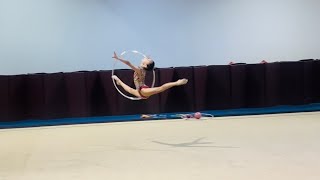 Rhythmic gymnastics competition Lv6 Hoop Amelia Miller Region 2 US