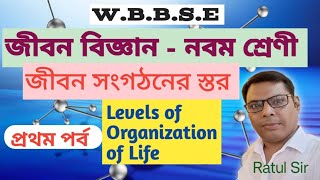 জীবন সংগঠনের স্তর ০০১।। WBBSE, Class 9 Life Science, Chapter 2।। Biomolecules।।