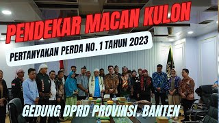 ((( LIVE )))  MACAN KULON PERTANYAKAN PERDA NO. 1 TAHUN 2023 KE DPRD BANTRN❗ALIH FUNGSI HUTAN