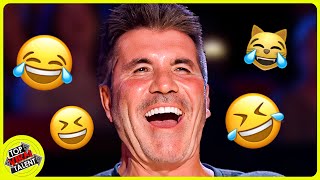 When Simon Can't STOP LAUGHING! Funniest BGT Comedians
