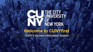Welcome to CUNYfirst
