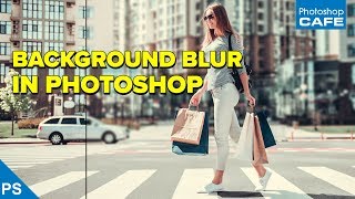BLUR the BACKGROUND in PHOTOSHOP for a shallow Depth of field