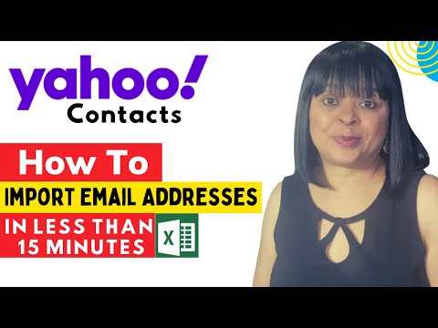 Cómo importar direcciones de correo electrónico existentes en Yahoo