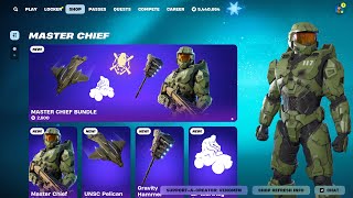 RETURNING Master Chief Cosmetics \u0026 Bundle After 930 days Fortnite Item Shop! Out December 23 ET Time