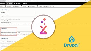 Change Drupal Default Front Page Base URL
