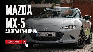 Mazda MX-5 (2024) 2.0 Skyactiv-G 184 KM // Test i jazda próbna #POV #4K #189 // E.Goista