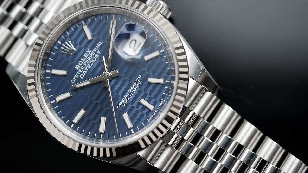 You Didn't Know This Dial Existed; The 2021 Rolex Datejust 36 Fluted ...