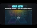 FIVEM ADMIN NOTIFY - ESX - QB - GRAND RP STYLE - VICEX STUDIOS - GTARP