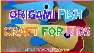 Origami Fish Craft For Kids | 4K