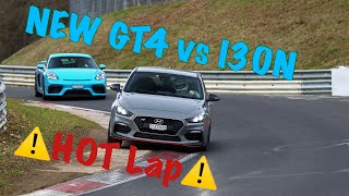 I30n Fastback vs NEW Porsche GT4 2020 Nürburgring Nordschleife BtG Fast Lap Touristenfahrten