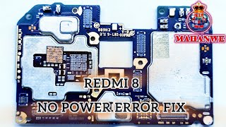 REDMI8 No Power Error ကို Diagram မလိုပဲ ဖြေရှင်းခြင်း။