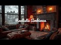 🌧️ Rainy Night in a Scottish Castle Library | Fireplace & Rain Sounds for Sleep | No Ads 🕯️
