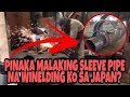 FCAW - How to weld A big PIPE in JAPAN? (shipyard WORKS japan).