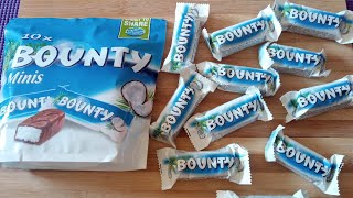 Bounty Minis/Chocolate Unboxing