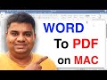 How To Convert a Word Document To PDF on MAC