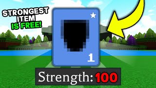 FREE STRONGEST ITEM!! (100 strength) | Build a boat for Treasure ROBLOX