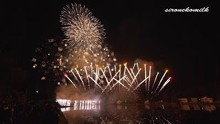 【HD】2014年 いものこまつり in 鶴ヶ池 フィナーレ 水中花火ショー