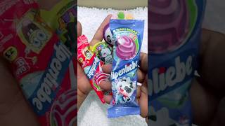 Hunting lollipop candy 🍭 milk 🍼🥛 in Styrofoam granules #reversevideo #shorts #windmill