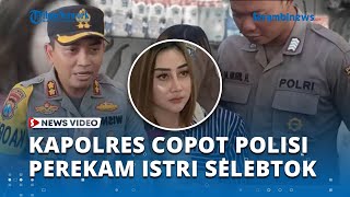 Kapolres Probolinggo Copot Polisi Perekam Istri Seleb Tiktok yang Bentak Siswi Magang