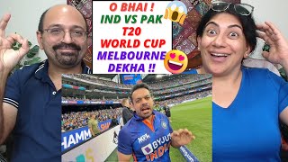IND vs PAK🔥 | Melbourne T20 World Cup | Flying Beast | Indian American Reactions !😱✨