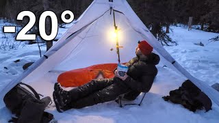 -20° Remote Winter Camping with Only 18lbs of Gear