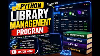 Python Library Management System 📚 | Tkinter GUI Project Showcase 🔥