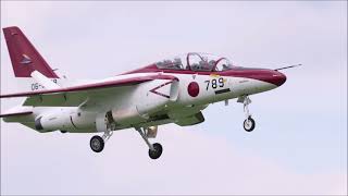 昨日の入間基地 RW17  T-4タッチアンドゴー 2021.8.2