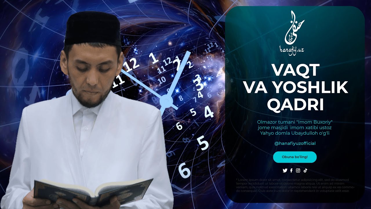 Vaqt Va Yoshlik Qadri Youtube