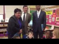 westhaven mayor ed o brien supe cavallaro u0026 other officials visit new all day kindergarten at wash