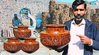 Woodworking Gems || Masterpiece Of Traditional Woodworking:Wood Carving Degh Pot Showpiece :