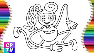 Mommy Long Legs Coloring Pages/ Baby Long Legs coloring page/ Elektronomia - Sky High [NCS Release]