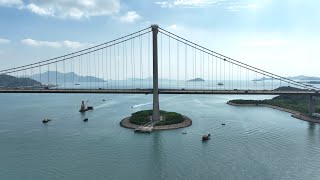 DJI Mavic 3 Classic 青馬大橋｜馬灣海峽(Tsing Ma Bridge, Hong Kong)13112023