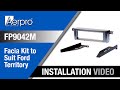 Aerpro FP9042M – Single Din Facia to Suit Ford Territory - Installation Video