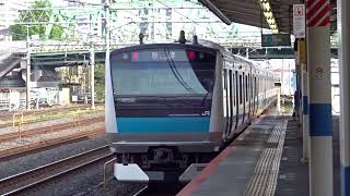 E233系1000番台　サイ179　回送　蕨駅通過