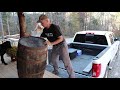 clearing woodland for new sawmill kiln building off grid timber frame homestead