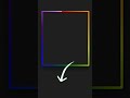 Gradient Border CSS Animation #shorts