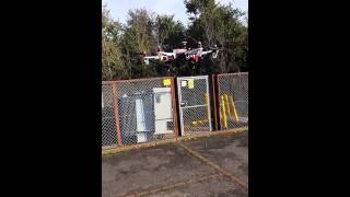 DJI F550 Hand built retractable landing gear test flight