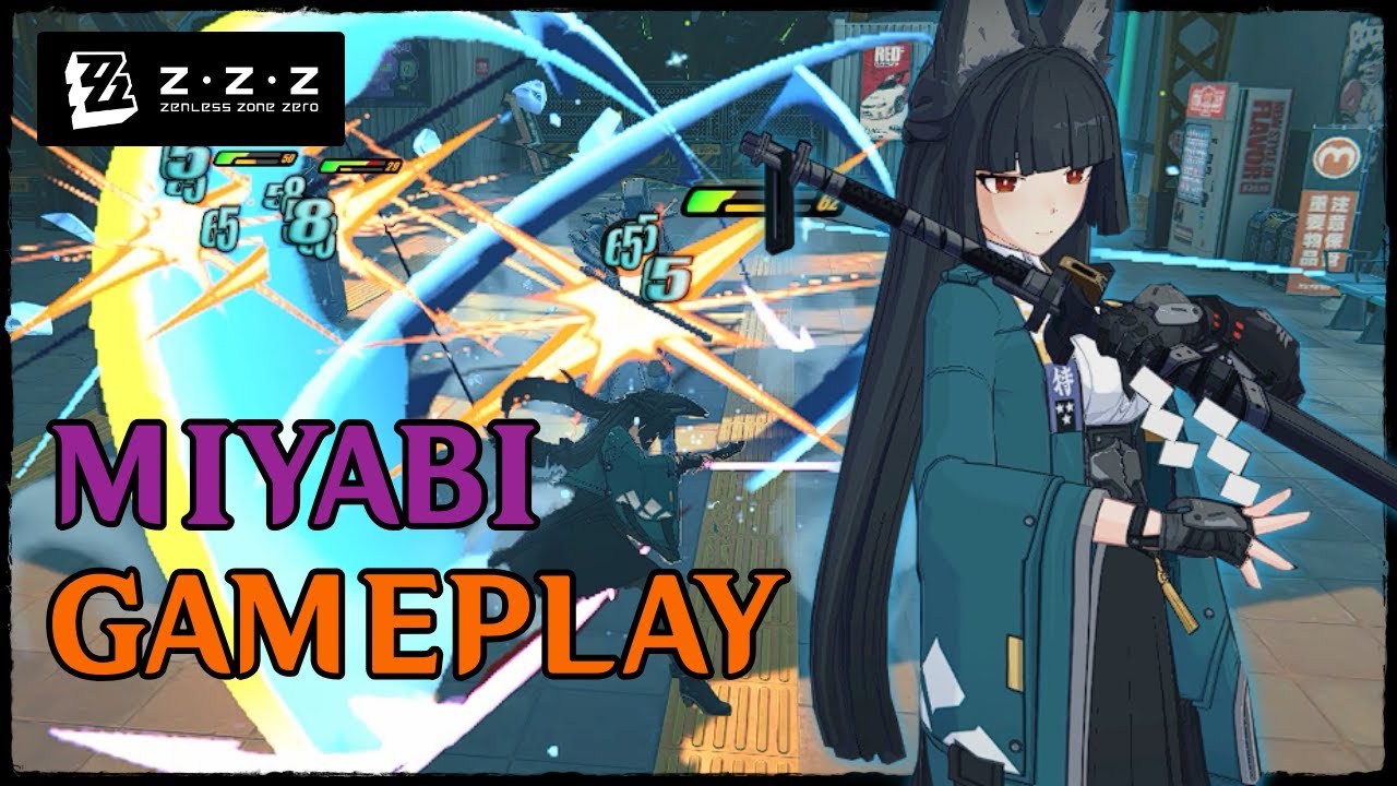 Miyabi & Aokaku - Gameplay | Zenless Zone Zero (Z•Z•Z) #CBT - YouTube