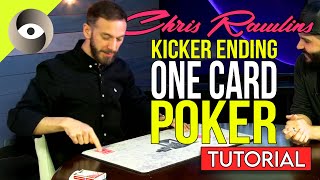 How to do one card poker | Saturday Sorcery Chris Rawlins tutorial