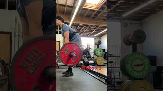 170kg x 3 deadlift