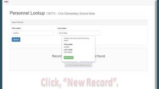 How to add a User Account using the School System Admin Account