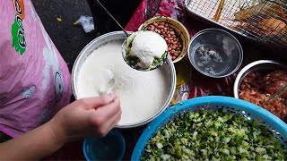 中国街头小吃-炸海蛎饼 炸油条技术 烤冷面的制作-福建美味