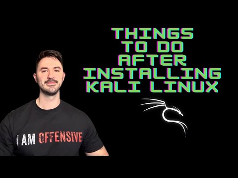 Things To Do After You Install Kali Linux 2023 – (FOR NOOBS)