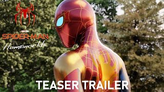 #shorts SPIDER-MAN 3 (2021) HOMEWORLDS Teaser Trailer - Fan Made | Miles Morales, Venom, Peter