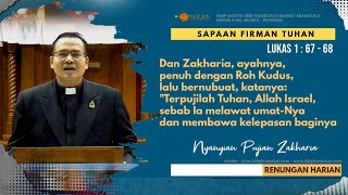 Renungan Harian, Lukas 1 : 67-68 (8 JAN 2025) Pdt Parningotan Siahaan